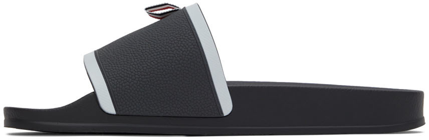 Thom Browne Gray Pool Slides