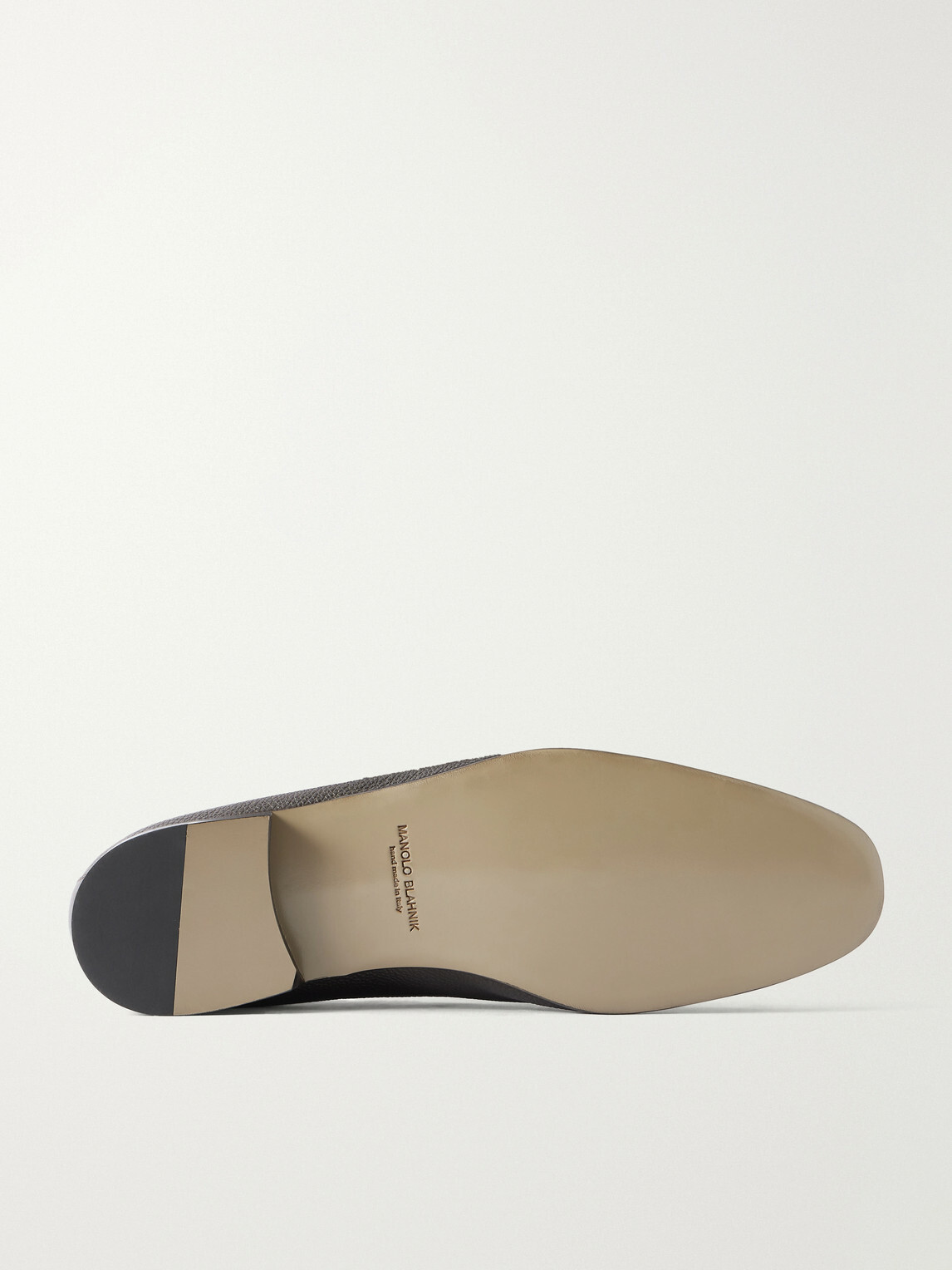 Manolo Blahnik - Truro Full-Grain Leather Loafers - Brown