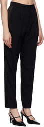 Erdem Black Straight Trousers
