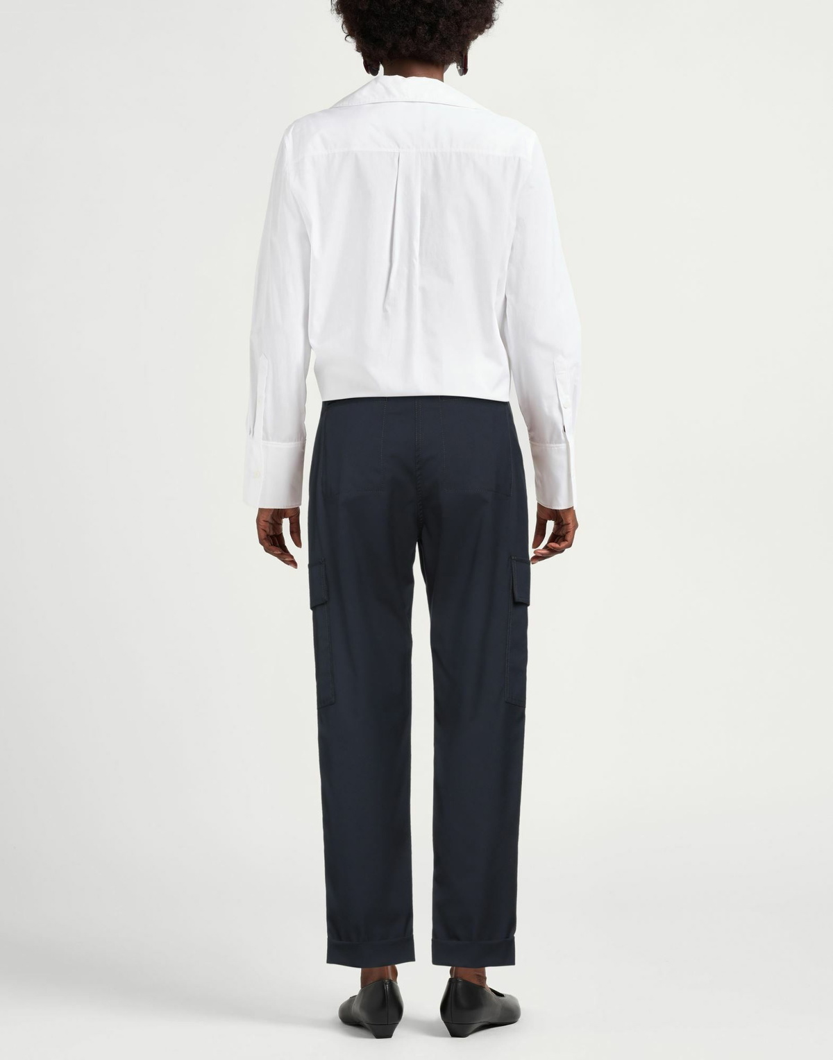 Peserico Womens Pants Midnight in Blue