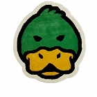 Human Made Men's Large Duck Face Rug in Green
