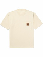 Carhartt WIP - Eldon Logo-Appliquéd Organic Cotton-Jersey T-Shirt - Neutrals