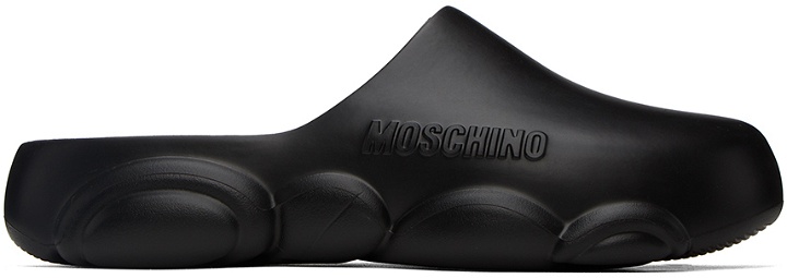 Photo: Moschino Black Gummy Bear Sandals