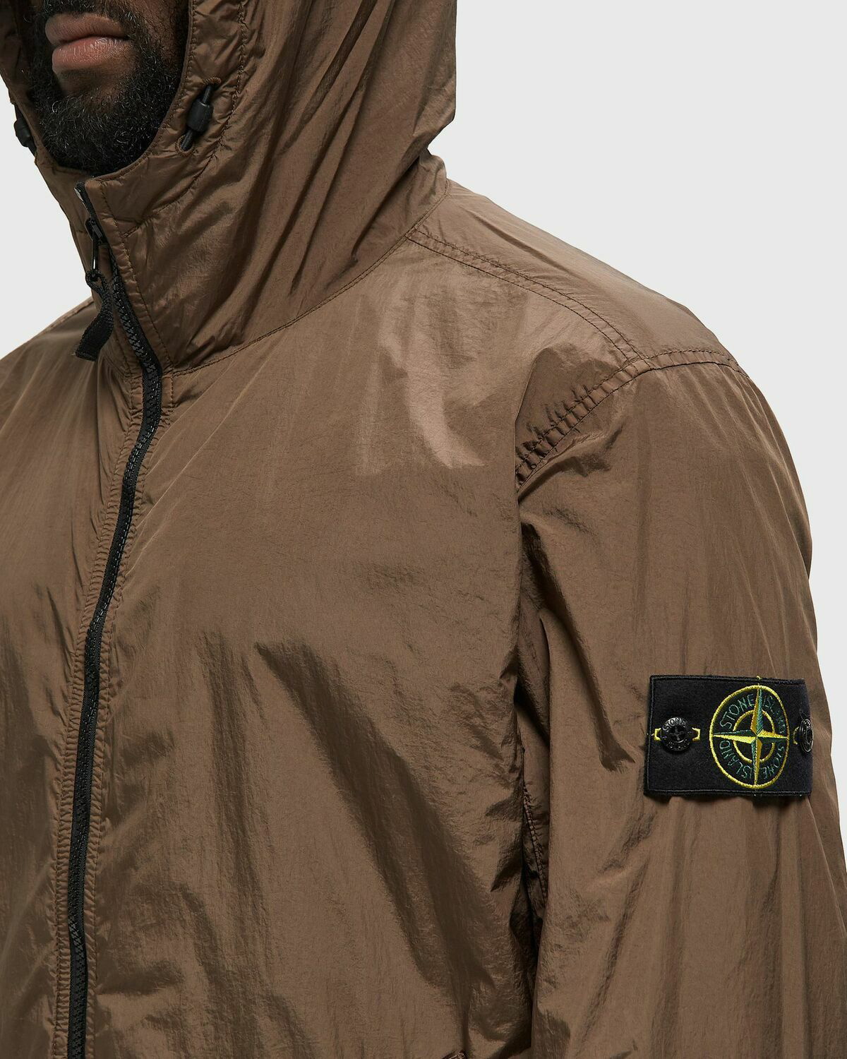 STONE  ブラウン ジャケット Stone Island JACKET Brown Mens Windbreaker Stone Island