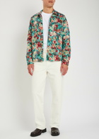 Les Deux Floral-jacquard Woven Overshirt Multicoloured 1