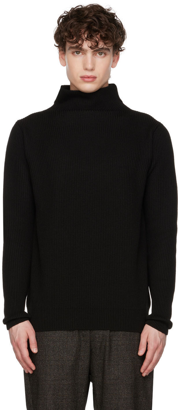 Barena Black Cimador Cruna Turtleneck Barena