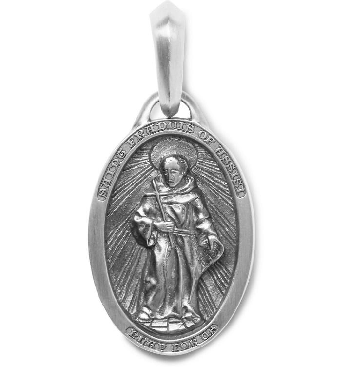 Photo: David Yurman - St Francis Engraved Sterling Silver Pendant - Silver