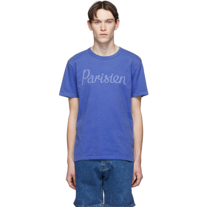 Photo: Maison Kitsune Blue Parisien T-Shirt