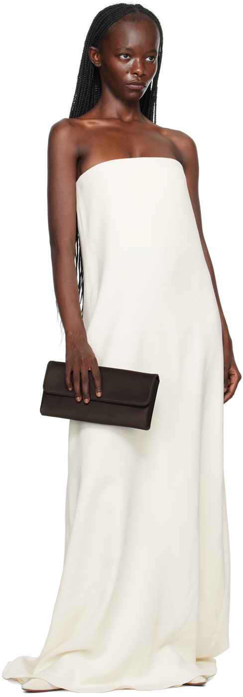 The Row Off-White Pau Maxi Dress The Row