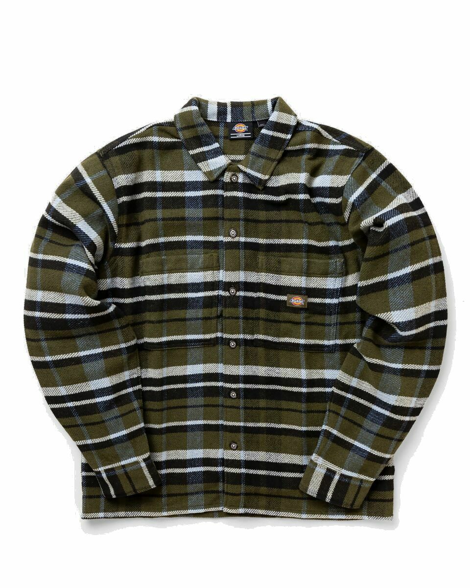 Photo: Dickies Coaling Shirt Green - Mens - Longsleeves