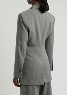 Day Birger ET Mikkelsen Elenora Double-breasted Woven Blazer Grey