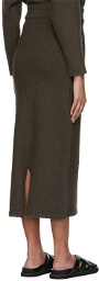 Missing You Already Brown Cotton Maxi Skirt