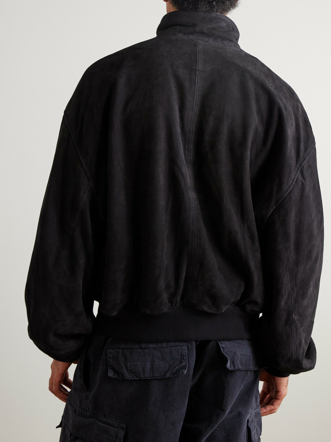 Balenciaga - Suede Jacket - Black