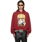 LU'U DAN BRUCE LEE x LỰU ĐẠN Red Heavy Weight Gym Hoodie