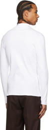 Ludovic de Saint Sernin White Jersey Turtleneck