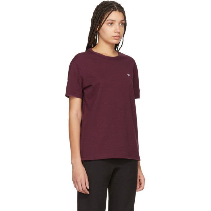 Champion hot sale shirt burgundy