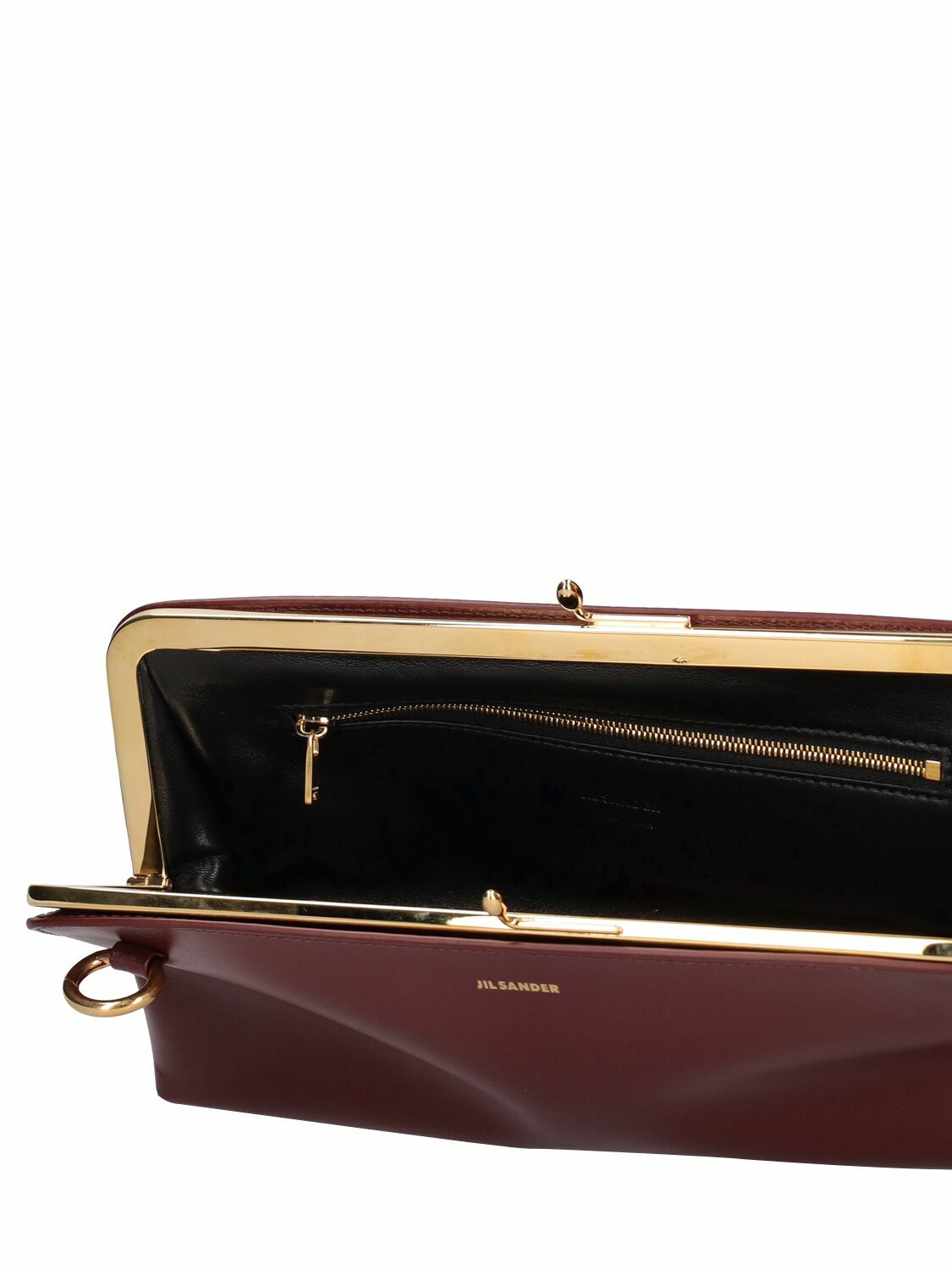 【関税＆送料込み】Jil Sander Bordeaux Small 'Goji' Leather Jil Sander Medium Leather Goji Pillow Shoulder Bag | Harrods US