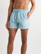 Atalaye - Hobekia Mid-Length Printed Recycled Swim Shorts - Blue