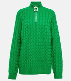 JW Anderson - Cable-knit virgin wool sweater
