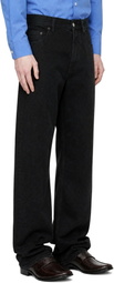 MM6 Maison Margiela Black 5 Pocket Jeans