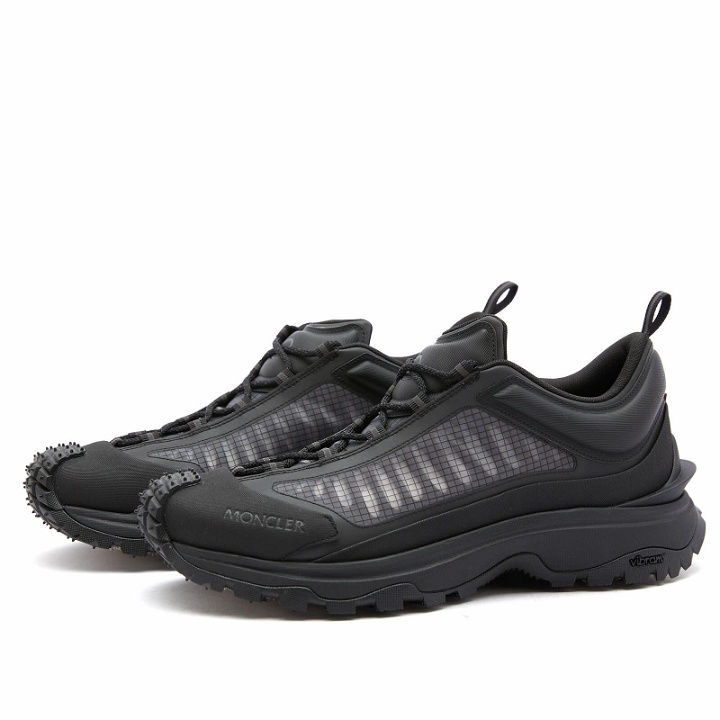 Photo: Moncler Men's Trailgrip Lite Low Top Sneakers in Black