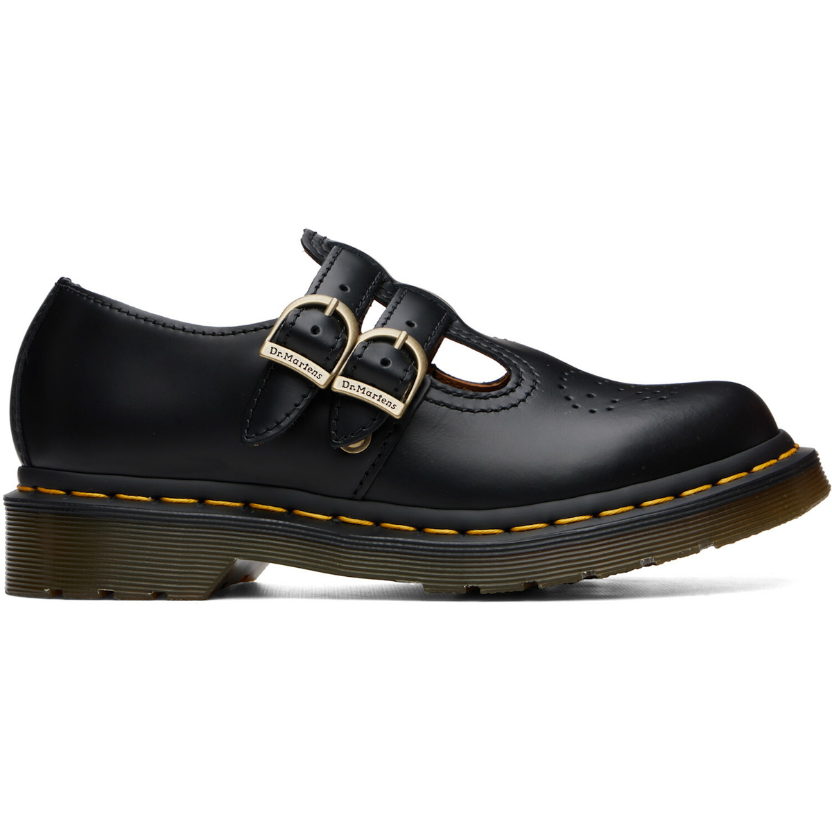 Dr. Martens Brown 8065 Smooth Leather Mary Jane Loafers