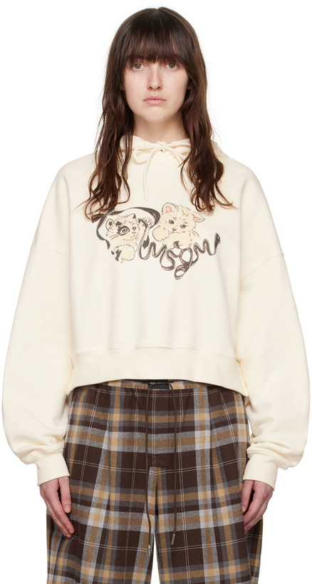 Photo: MSGM Off-White Kitten Hoodie