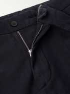 Thom Sweeney - Straight-Leg Cotton-Blend Chinos - Blue