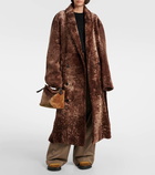 Loewe Puzzle Edge Small shearling shoulder bag