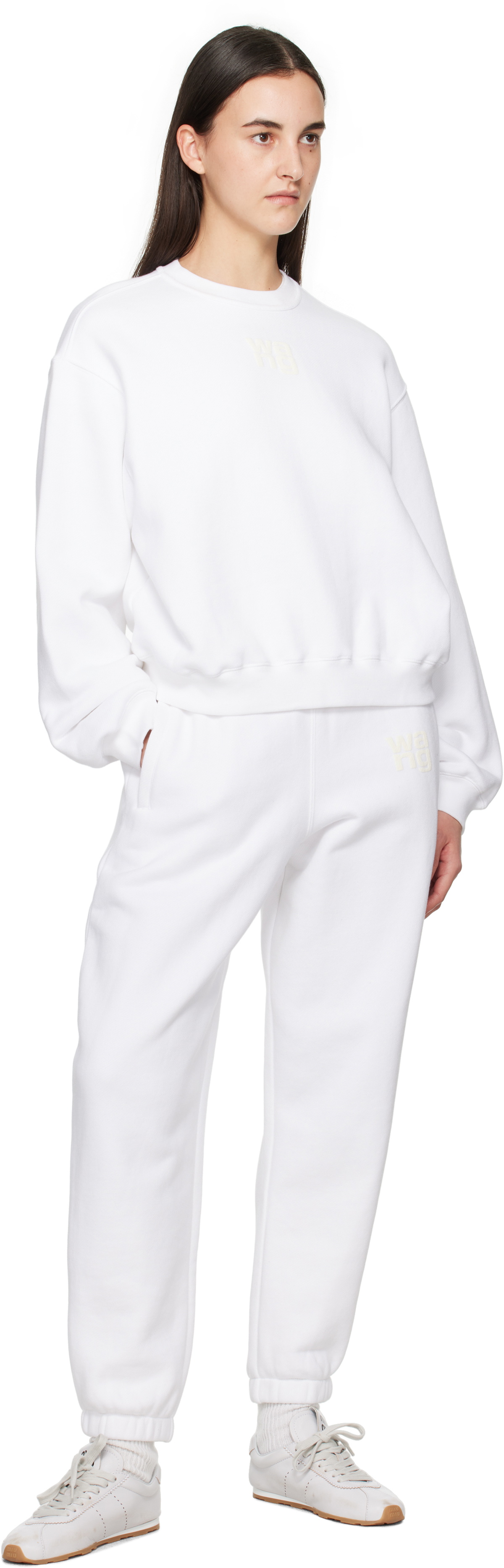 alexanderwang.t White Puff Logo Sweatshirt