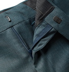 Paul Smith - Teal Soho Slim-Fit Sharkskin Wool Suit Trousers - Blue