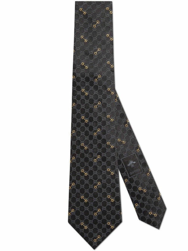 Photo: GUCCI - Gg Silk Jacquard Tie