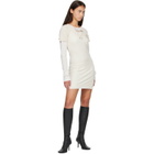 Acne Studios Beige & Off-White Layered Minidress