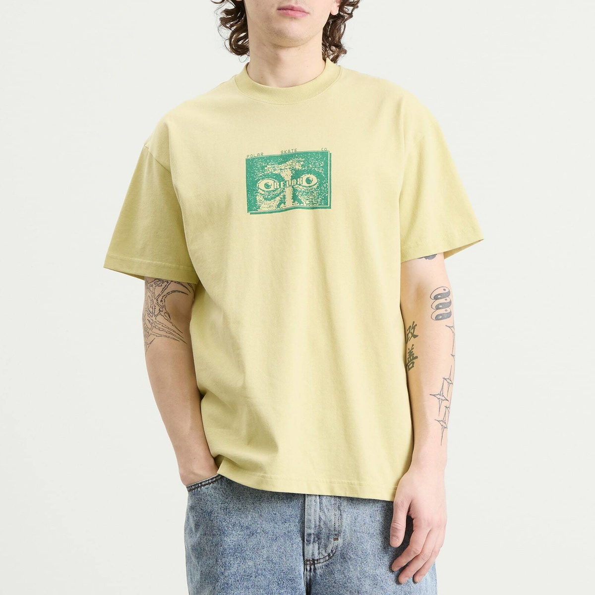 Polar Skate Co. Men's Relax T-Shirt in Mignonette
