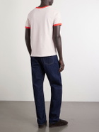 A.P.C. - Jules Organic Cotton and Linen-Blend T-Shirt - Pink