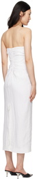 TOVE White Sabella Midi Dress