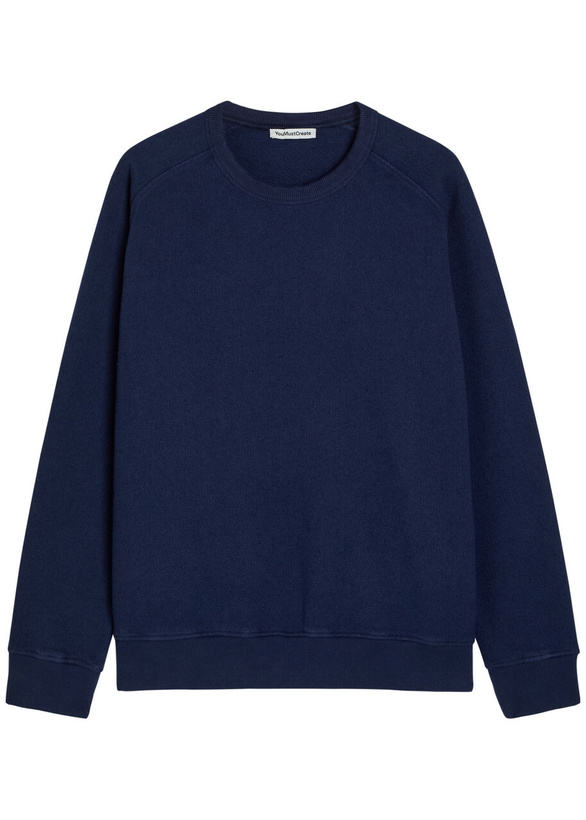 Photo: Ymc Almost Grown Cotton Sweatshirt Navy