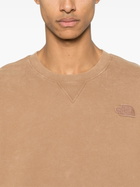 The North Face Man Nature Relaxed Crewneck in Brown