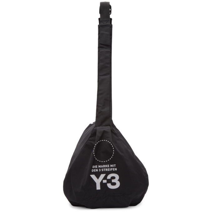 メンズ Y-3 LOGO GYM BAG (BLACK)/ショルダーバック/黒