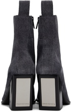 Alexander Wang Gray Throttle 95mm Ankle Boots