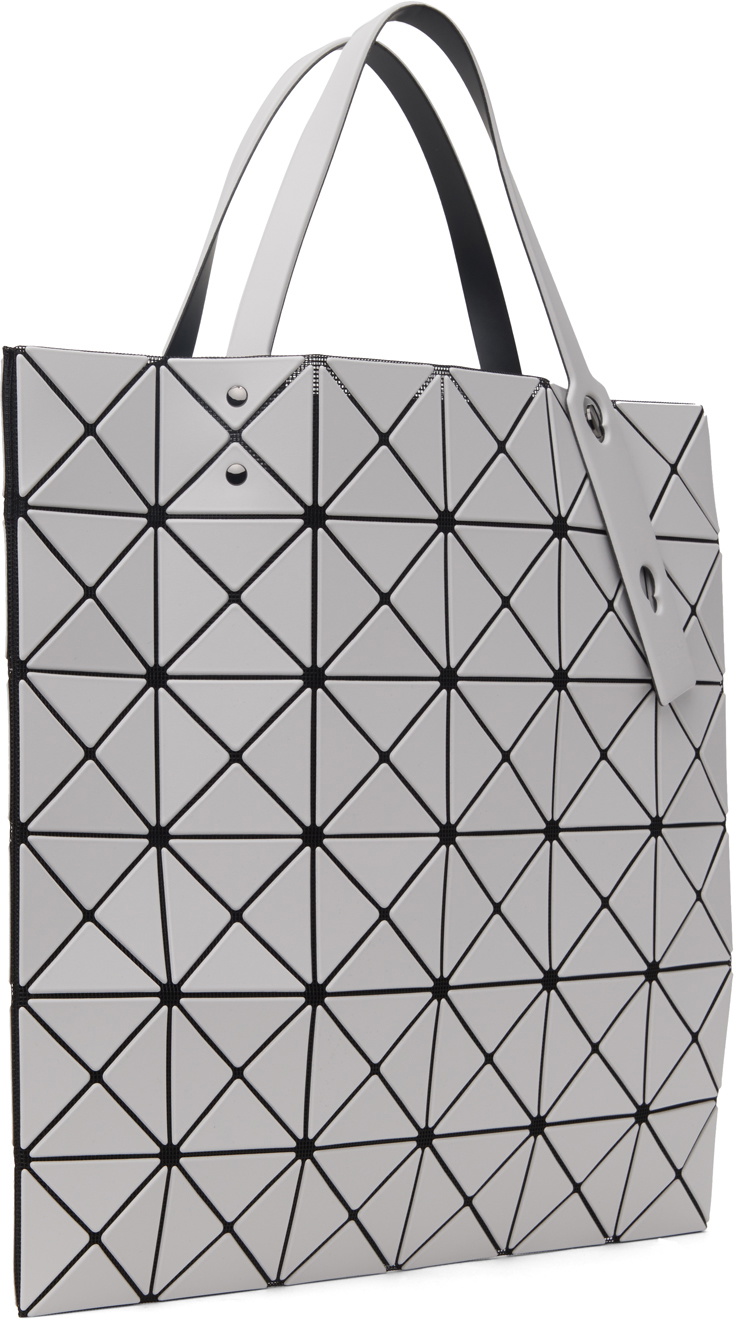 BAO BAO ISSEY MIYAKE LUCENT MATTE グレー BAO BAO ISSEY MIYAKE Gray Lucent Matte Tote Bao Bao Issey Miyake