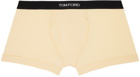 TOM FORD Yellow Jacquard Boxers
