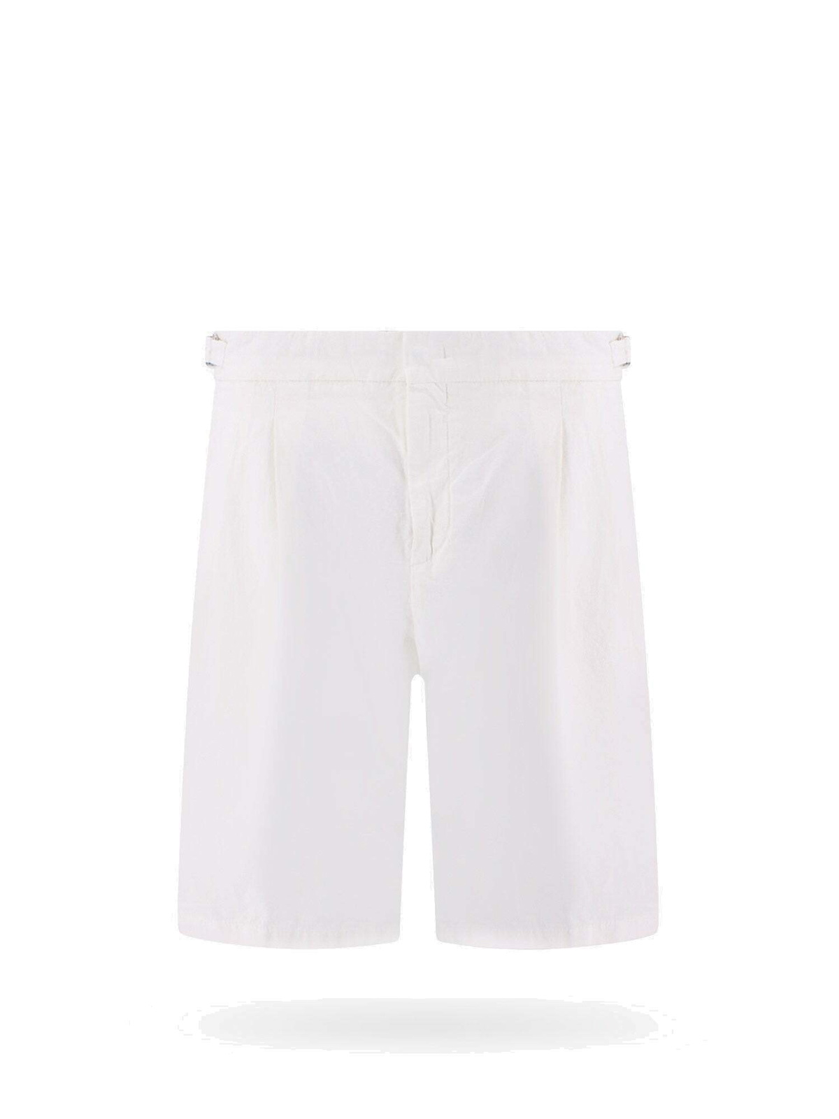 Gianni Lupo Beige Cotton Bermuda Shorts