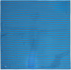 TOTEME Blue & Navy Striped Silk Scarf
