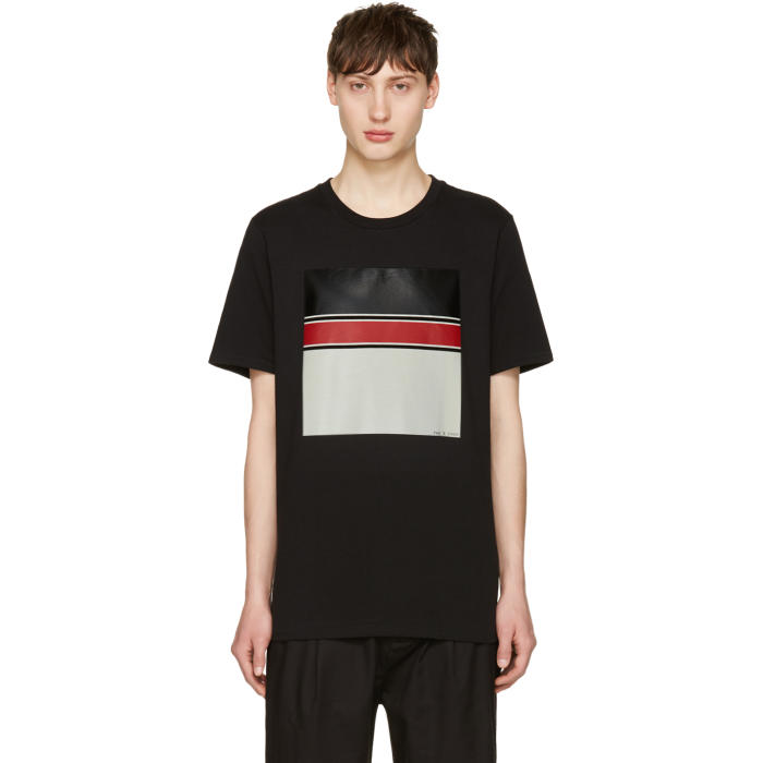 Photo: Rag and Bone Black Block Print T-Shirt