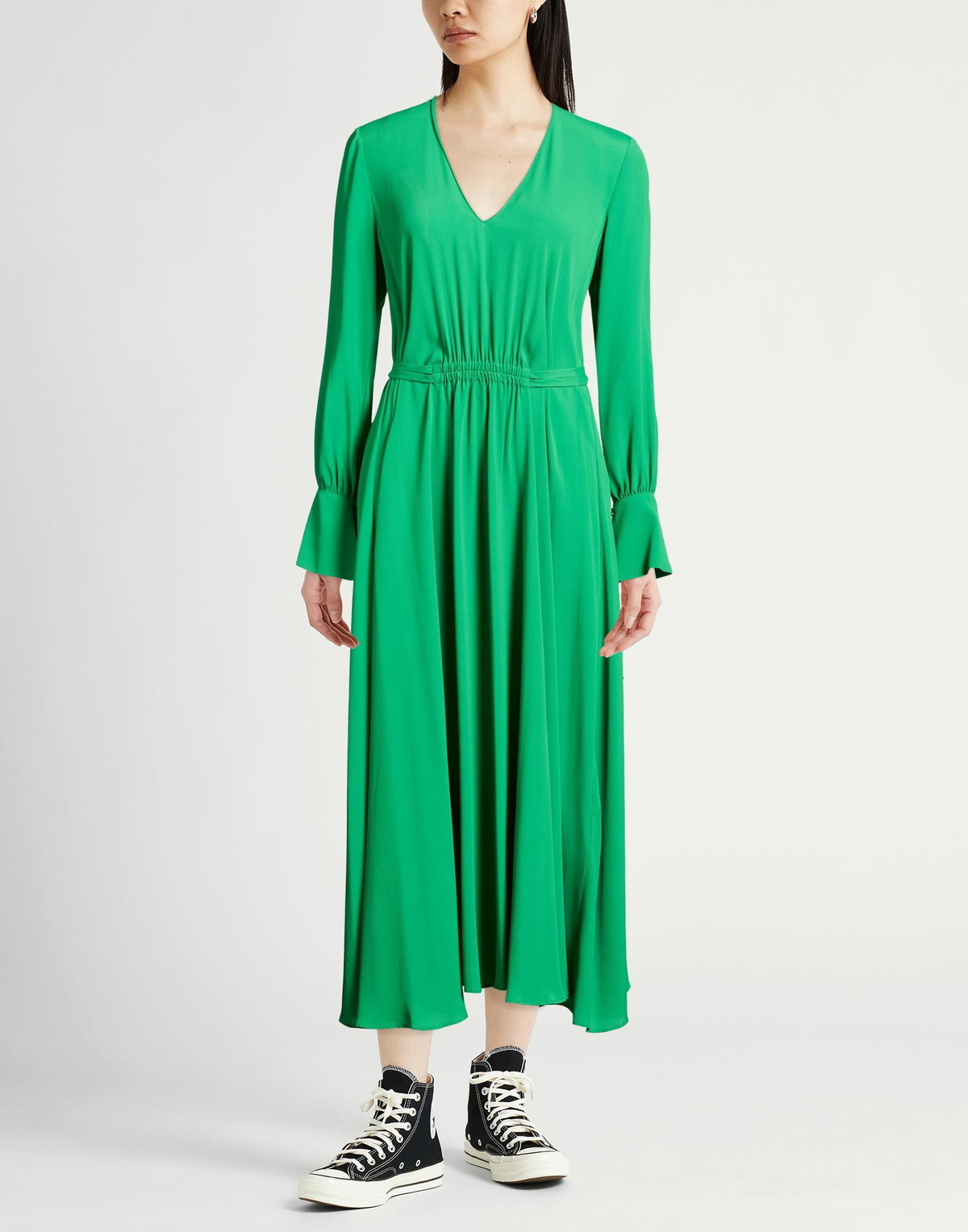 Jucca Womens Midi dress in Green