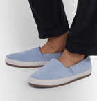 Mulo - Suede Espadrilles - Blue