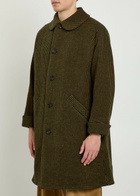 Bode Hedgerow Polka Dot-jacquard Wool Coat Multicoloured 1