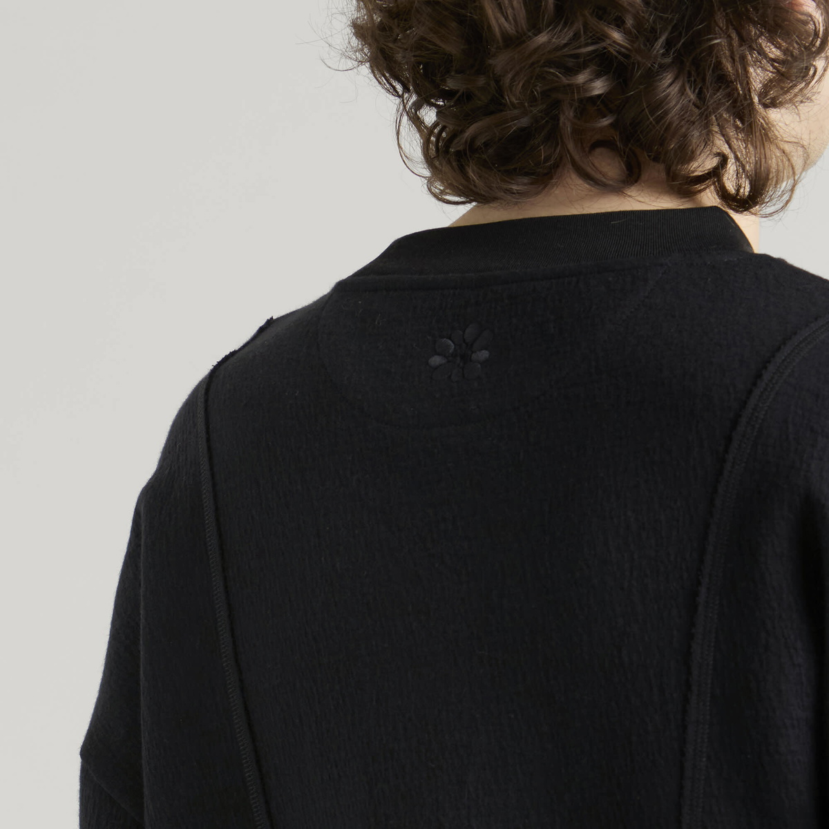 Gander Men's Raw Edge Crewneck Sweatshirt in Black