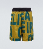 Dries Van Noten - Printed mid-rise jersey shorts